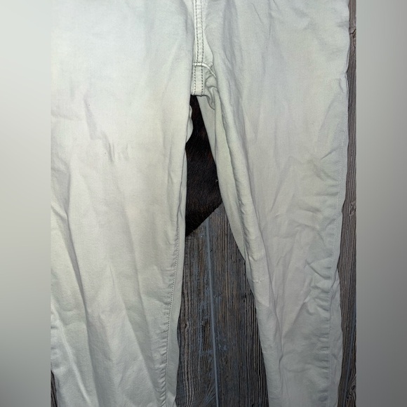 Dear John size 4 light gray/green wash ankle length crop skinny pants - Picture 2 of 6